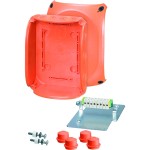 Hensel FK 1608 Kabelabzweigkasten mit Funktionserhalt, 1,5 und 2,5 qmm, 10polig, Thermoplast 