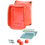 Hensel FK 1606 Kabelabzweigkasten mit Funktionserhalt, 1,5-6 qmm, 5polig, Thermoplast 