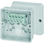 Hensel DE 9325 Kabelabzweigkasten 1,5-2,5 qmm 4 qmm 1phasig, 5pol. Klemme 