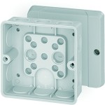 Hensel DE 9340 Kabelabzweigkasten bis 4 qmm 3phasig, 6 qmm 1phasig, ohne Klemme 