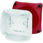 Hensel DK 0600 R Kabelabzweigkasten bis 6 qmm ohne Klemme, mit rotem Deckel 