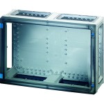 Hensel FP 0400 ENYSTAR-Leergehäuse, Einbaumaße 486x306x136mm, transparenter Tür 