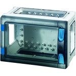 Hensel FP 0140 ENYSTAR-Leergehäuse, Einbaumaße 216x126x136mm, transparenter Tür 