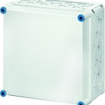 Hensel Mi 0201 Mi-Leergehäuse, Einbaumaße 275x275x146mm, nicht durchsicht. Deckel 