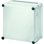 Hensel Mi 9201 Mi-Leergehäuse, Einbaumaße 275x275x146mm, nicht durchsicht. Deckel 