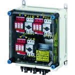Hensel Mi PV 2263 PV-Generatoranschlusskasten, mit ÜSE, 6xPV-Strang auf 3xWR-Eing. mit Schalter 