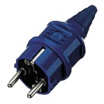 Mennekes 10838 Stecker Schuko 16A 2p+E 230V IP44 BL 