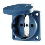 Mennekes 11011 Anbaudose Schuko 16A 2p+E 230V IP54 BL 