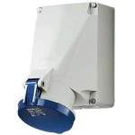 Mennekes 1140P Wanddose 63A 4p 9h 230V IP44 