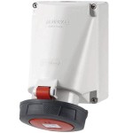 Mennekes 136A Wanddose 63A 5p 6h 400V IP67 