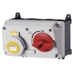 Mennekes 7628 Wanddose DUO 32A 3p 4h 110V IP67 
