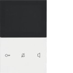 Elcom Innenstation Video 2D polarweiß glänzend TOUCH REA661Y 
