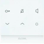 Elcom Innenstation Audio eckig 2D polarw glä TOUCH REK221Y 