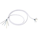 Bachmann 118.270 Herdanschluss-Leitung H05VV-F 3G2,5mm² 1,5 Meter weiß 