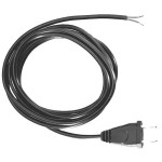 Bachmann 202.174 Flachleitung 2 Meter schwarz Eurostecker 