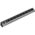 Bachmann 300.004 Handwerkerleiste 9-fach mit Schalter 2 Meter Zuleitung 
