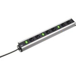 Bachmann 300.050 Handwerkerleiste 6-fach 3x Schalter 2 Meter Zuleitung 