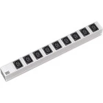 Bachmann 333.539 19 Zoll Steckdosenleiste 9-fach 1HE mit IEC Stecker 