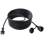 Bachmann 343.170 Schutzkontakt-Verlängerung 3-polig 5 Meter schwarz 