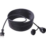 Bachmann 343.171 Schutzkontakt-Verlängerung 3-polig 10 Meter schwarz 