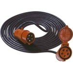Bachmann 344.171 CEE-Verlängerung 16A 10 Meter schwarz 