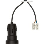 Bachmann 641.1701 Leuchtenfassung schwarz Lüsterklemme E27 