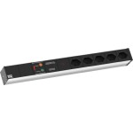 Bachmann 800.1265 Steckdosenleiste 482,6mm(19Z) 5xCH T23 3 Meter 
