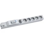 Bachmann 800.2949 19" Steckdosenleiste 1HE ALU 