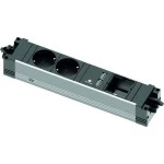 Bachmann 906.0113 Steckdoseneinheit Alu1x Schutzkontakt 1xUSB 