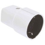 Bachmann 912.470 Schutzkontakt-Kupplung braun PVC Zentral 
