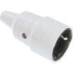 Bachmann 912.971 Schutzkontakt-Kupplung grau PVC montierbar 