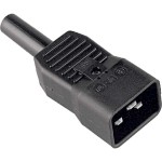 Bachmann 915.175 Kaltgerätestecker C20 schwarz 16A/250VAC,65 Grad 