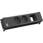 Bachmann 916.062 Steckdoseneinheit 3-fach schwarz 