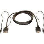 Bachmann 918.067 Kombikabel VGA Miniklinke 3 Meter 