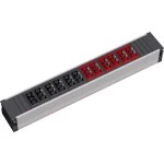 Bachmann 919.2003 Steckdoseneinheit 6xGST18 schwarz/rot 