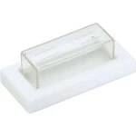Bachmann 924.115 PVC-Kappe mit Rahmen klar/weiß für 1-polig Wippe. 