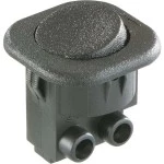 Bachmann 924.133 Einbau-Wippenschalter 6(2)A 250V 1-polig 