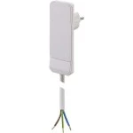 Bachmann 933.004 Schutzkontakt-Flachstecker weiß 1,5 Meter Leitung 