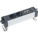 Bachmann 940.024 Haltewinkel Edelstahl mit Langloch 2 Stück 