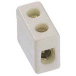 Bachmann 950.000 Porzellanklemme weiß bis 2,50mm² 1-polig 
