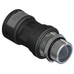 Fränkische AZPA-12M16MB-BL2 AZPA-12M16MB-BL2 schwarz Zugentlastung Metallgewinde metr. lang 4890696520 10 Stück 