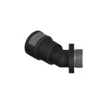 Fränkische AAPA-48M63MB-14 AAPA-48M63MB-14 schwarz Winkel 45° Metallgewinde metrisch lang 4891189600 4 Stück 