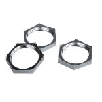 Fränkische NTBN-M40-EMV NTBN-M40-EMV silber Metall Gegenmutter metrisch EMV 4897033004 6 Stück 
