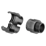 Fränkische COFIX Fitting M32 schwarz NW 23 Teilbare Verschraubung schwarz 49110232 50 Stück 
