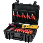 Knipex 002134HLS2 Werkzeugkoffer 24-teilig schwarz robust23 Start Elektro 