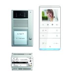 TCS PVC2310-0010 video:pack AP V2D für 1 Wohneinheit mit Außenstation AVC 1 Klingeltaste + 1x Video Freisprecher IVW5211 + Steuergerät NVV1000 