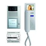 TCS PVC2410-0010 video:pack AP V2D für 1 Wohneinheit mit Außenstation AVC 1 Klingeltaste + 1x Video Türtelefon IVH4222 + Steuergerät NVV1000 