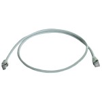 Telegärtner 100007964 Patchkabel S/FTP 6A grau 0,5 Meter 