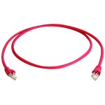 Telegärtner 100008264 Patchkabel S/FTP 6A rot 2 Meter 