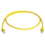 Telegärtner 100008266 Patchkabel S/FTP 6A gelb 2 Meter 